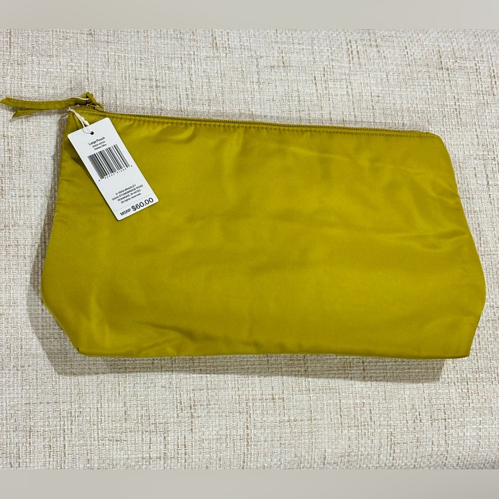 Vera Bradley Golden Olive Large Pouch/Bag